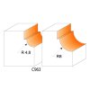 57054 2 cmt c963 zaoblovaci freza vypoukla r8 d31 7x14 3 s 12 hw