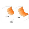 57054 3 cmt c963 zaoblovaci freza vypoukla r8 d31 7x14 3 s 12 hw