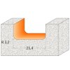 57249 3 cmt c981 drazkovaci radiusova freza corian d25 4 i12 7 r3 2 s 12