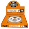 57336 2 cmt contractor pilovy kotouc na drevo d216x2 4 d30 z24 hw