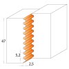 57609 2 cmt freza na spoje sparovky man d105x50 d40 z2 alu
