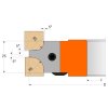 58413 cmt nuz pro c694003 par ziletek r 5 10mm