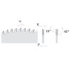 59082 1 cmt pilovy kotouc pro plovouci podlahy pvc plexi d300x2 8 d30 z96 hw