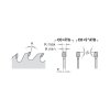 59835 1 cmt predrezovy kotouc konicky pro cnc stroje d150x4 3 5 5 d45 z36 hw