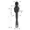 60861 1 cmt vrtak kolikovaci se zahlubnikem s m10 11x4 hw d8x50 lb65 l