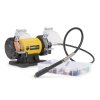 76344 2 powx1280 dvoukotoucova bruska s flexibilni hrideli 120w