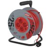 EMOS P19425 Prodlužovací kabel na bubnu 25 m, 4 zásuvky, červený, PVC, 230 V, 1,5 mm2