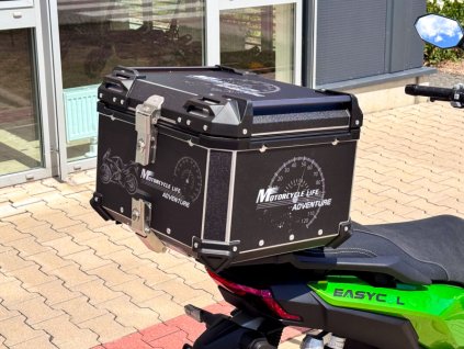Motorcycle trunk, 57L, aluminum, 46x40x39 cm 139 89