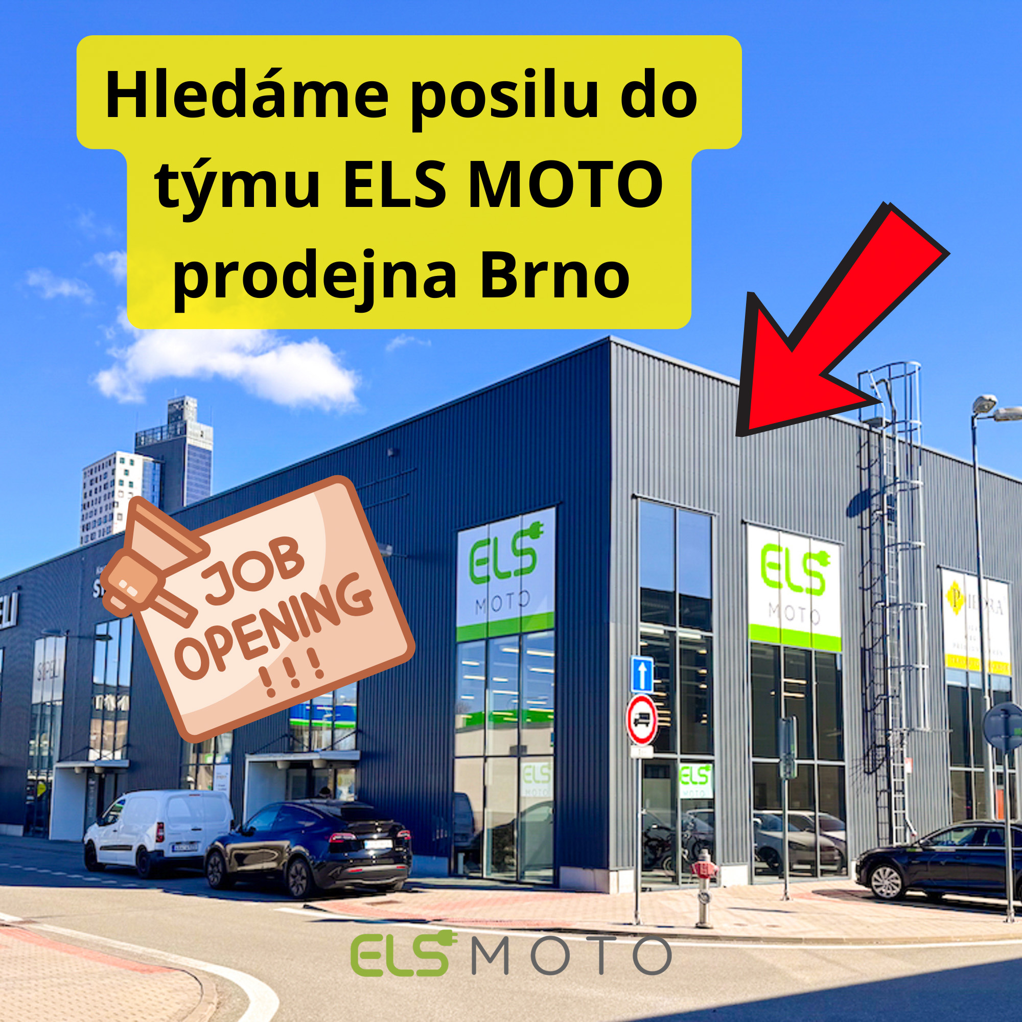 Rozšiřujeme tým ELS MOTO v Brně. Přidejte se k lídrům v e-mobilitě!