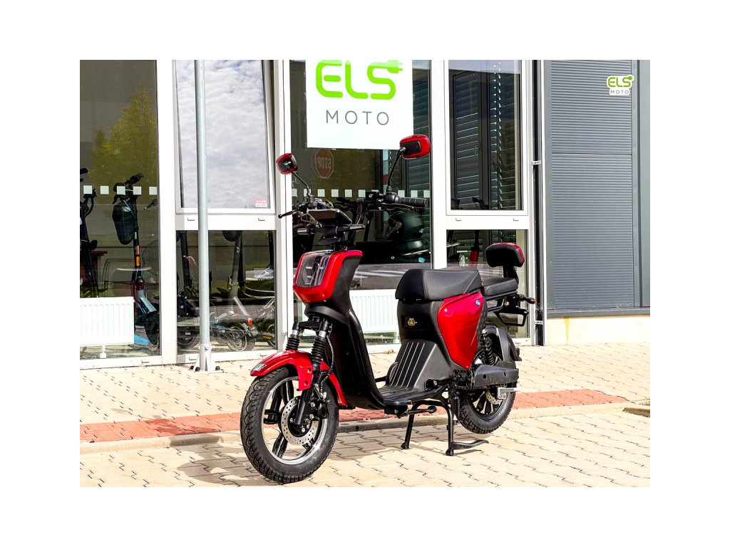 Elektroskútr ELS MOTO e-cykl, 1000W, li-on, alarm, bez ŘP 139 39