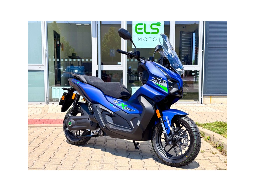 Elektro skútr Easycool e-XDV, středový motor až 15 kW, li-on baterie LG 72V/90Ah, modrý 139 96