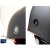 Helma s integrovanou přední + zadní kamerou, 128GB, BT, WIFI, APP, štít, K2 (černá) 139 50