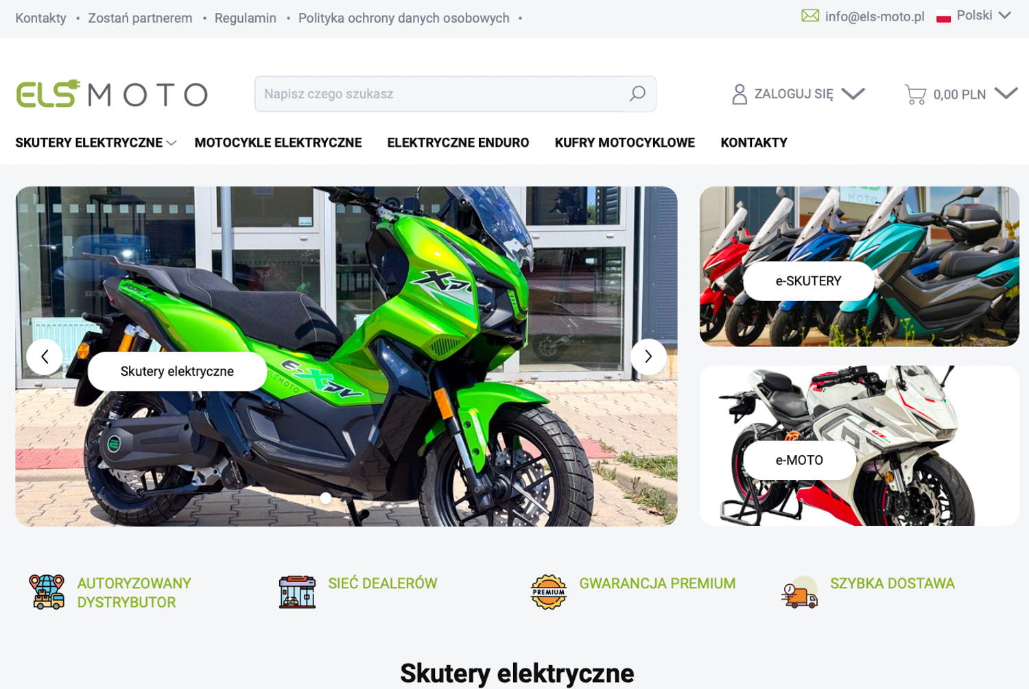 Uruchomiliśmy nową stronę ELS MOTO