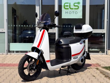 Elektroskuter ELS MOTO ES1 Pro, silnik 9kW, 205Nm, 100 km/h, zasięg do 130 km, biały 139 74