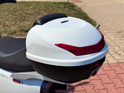 Kuferek motocyklowy, 34L, biały, plastik, 43x41x32 cm 139 105