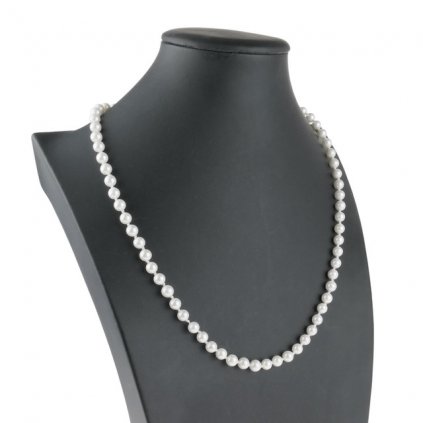 Náhrdelník - jemný shell perlový biely