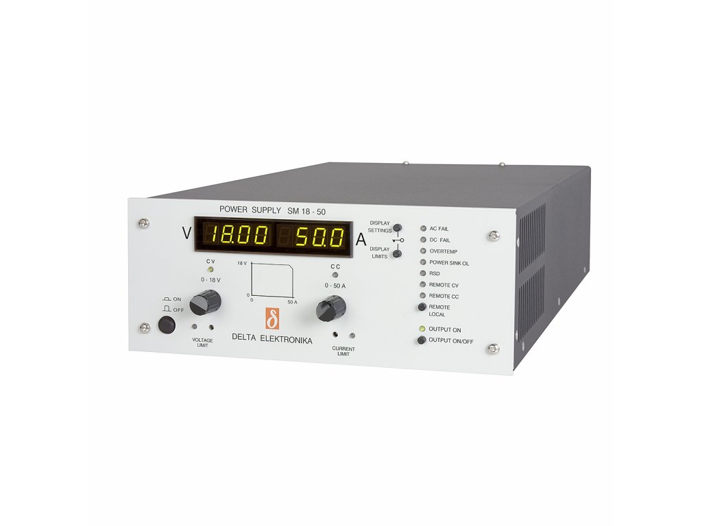 Delta SM18-50 - Laboratórny DC zdroj 18V/50A;Delta SM18-50 - Laboratórny DC zdroj 18V/50A;Delta SM18-50 - Laboratórny DC zdroj 18V/50A