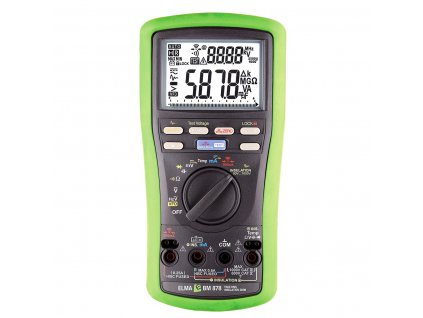 Elma 878 - multimeter s testom izolačného stavu a prechodového odporu