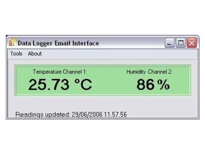 TecnoSoft E-Log Alarm - Email alarm pre DLHT - záznamník teploty a vlhkosti