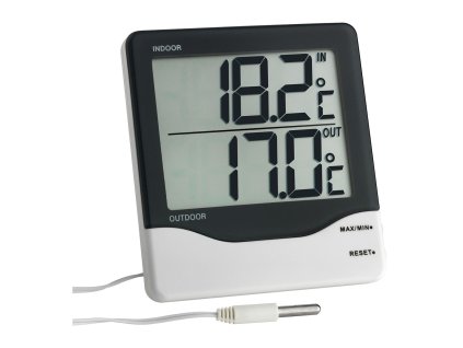TFA 30.1011 DT MiniMax Digitálny teplomer s veľkým displejom, kábel 3m