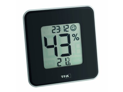 TFA 30.5021.01 Style - digitálny teplomer s vlhkomerom a hodinkami (čierny);TFA 30.5021.01 Style - digitálny teplomer s vlhkomerom a hodinkami (čierny);TFA 30.5021.01 Style - digitálny teplomer s vlhkomerom a hodinkami (čierny);TFA 30.5021.01 Style - digitálny teplomer s vlhkomerom a hodinkami (čierny)