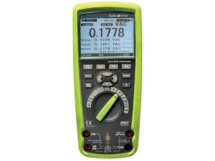 Elma 6700 - odolný multimeter s IP67