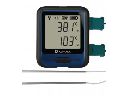 Comark RF314 Dual - záznamník s dvoma externými sondami (TC K, N, J, T )