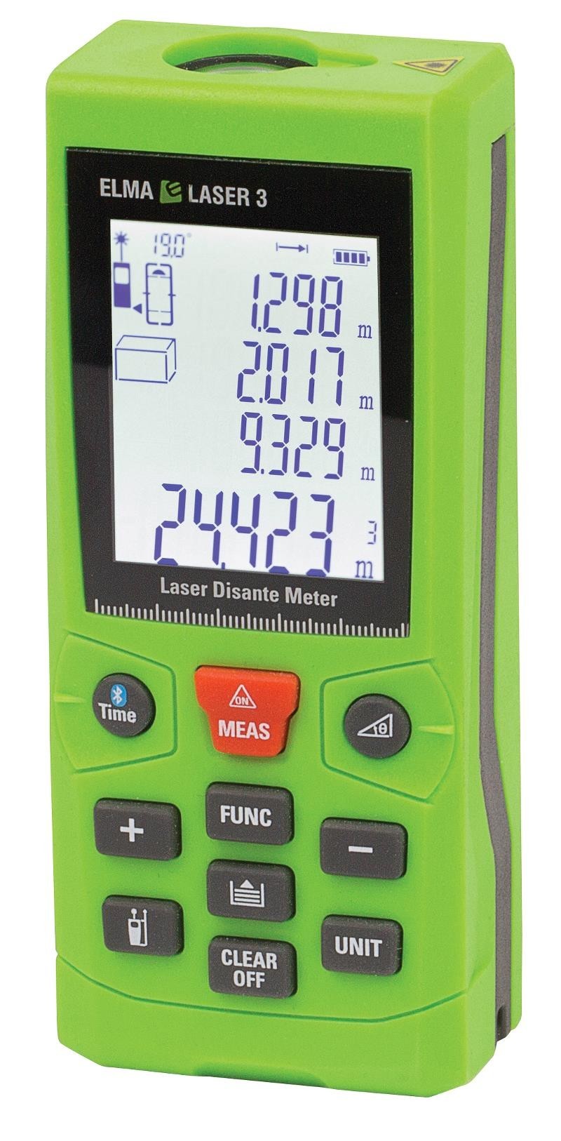 ELMA Laser 3 - profesionálny laserový diaľkomer a Bluetooth: 80 m