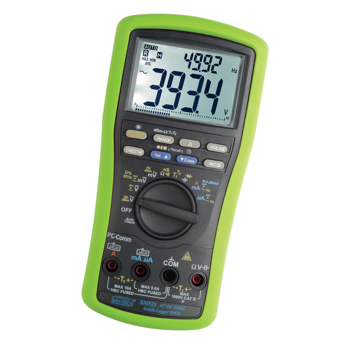 Elma 525s - True RMS multimeter s duálnym displejom a záznamom údajov