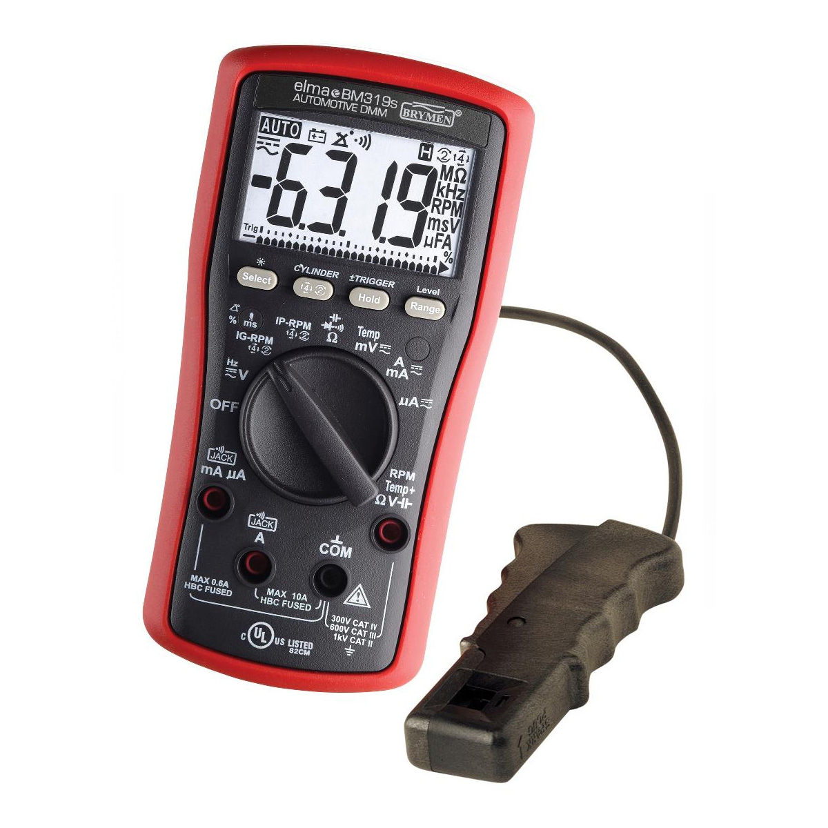 Elma 319s - automotive multimeter s tachometrom