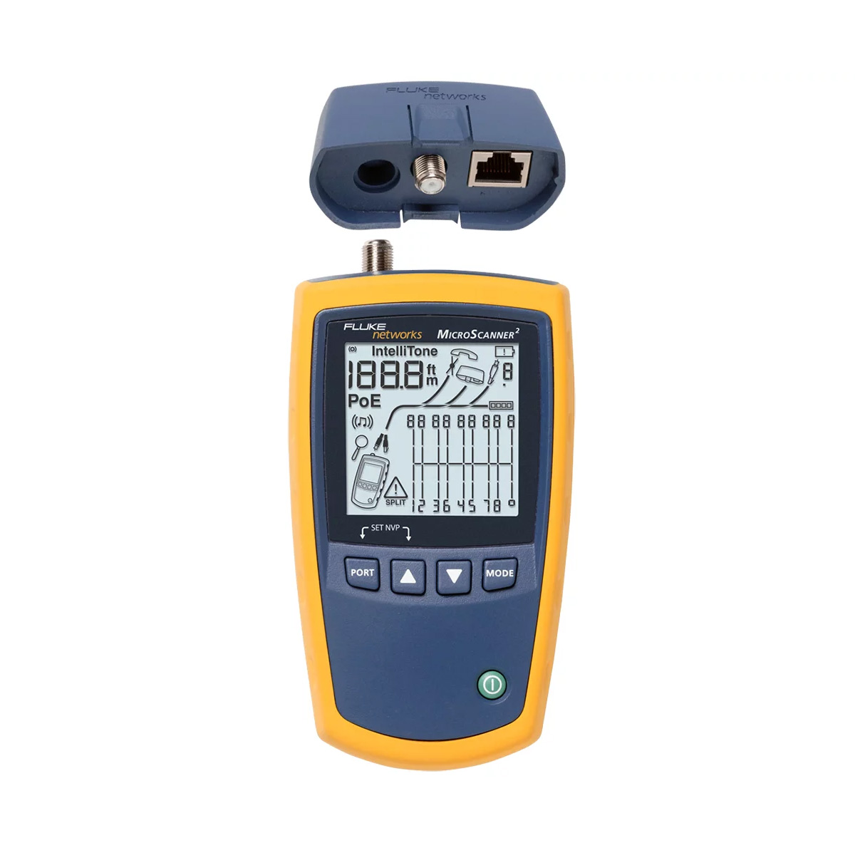 Fluke MS2-100 - tester zapojenia LAN káblov