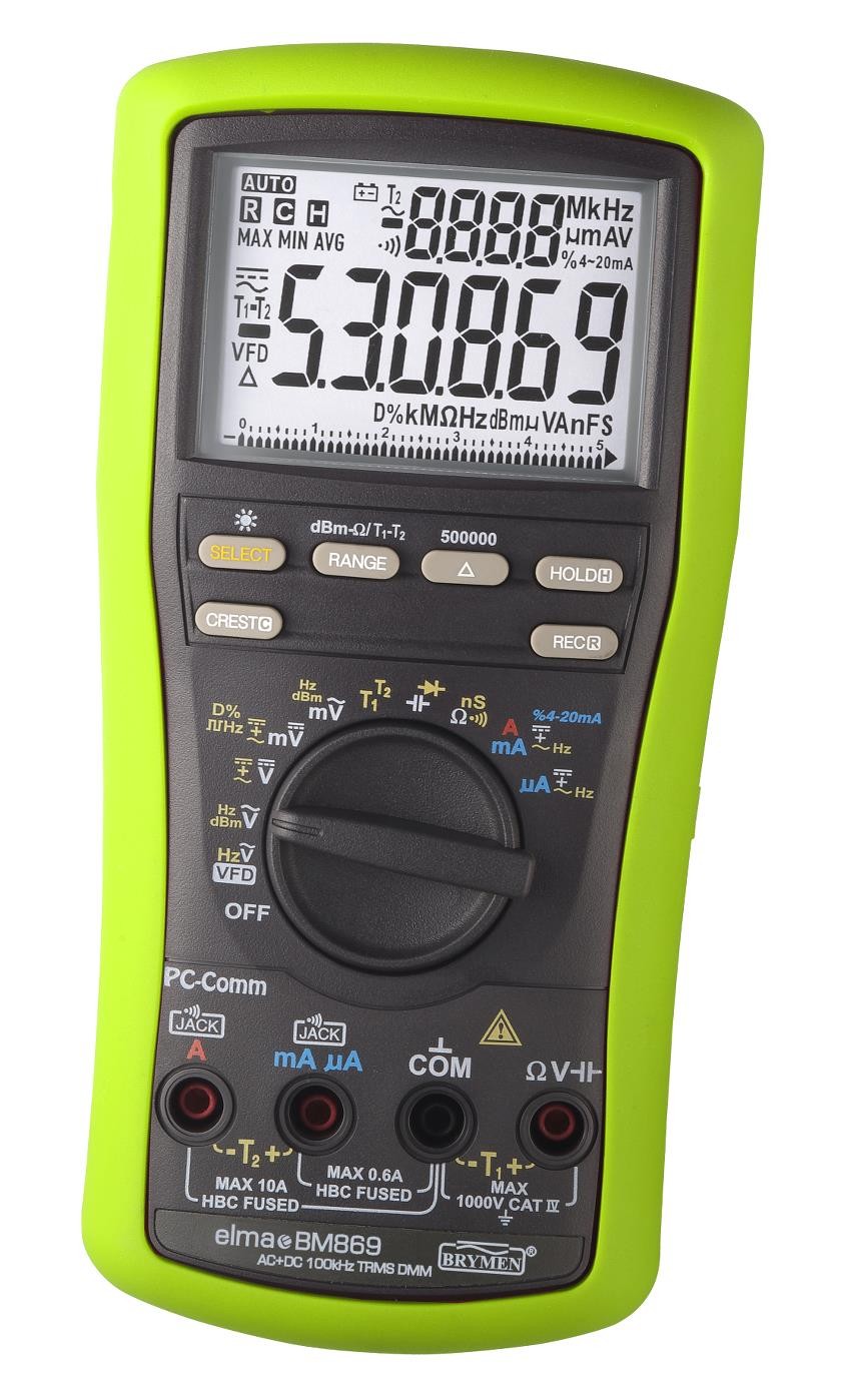 Elma 869s - True RMS multimeter s veľkým rozlíšením