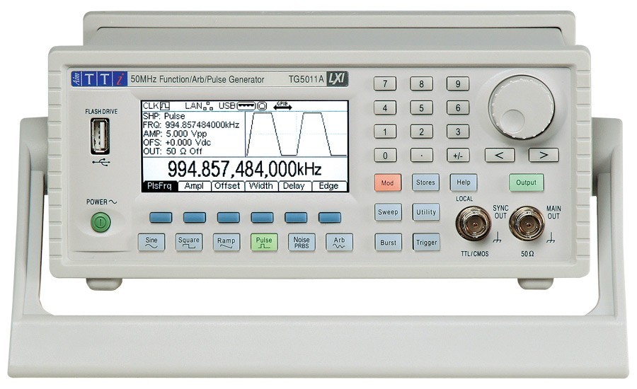TTi TG5011A - generátor ľubovoľného priebehu (function/arbitrary/pulse)