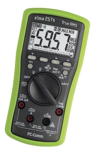 Elma 257s - šikovný TrueRMS multimeter