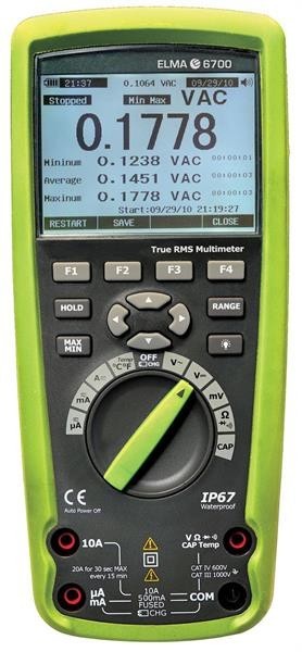 Elma 6700 - odolný multimeter s IP67