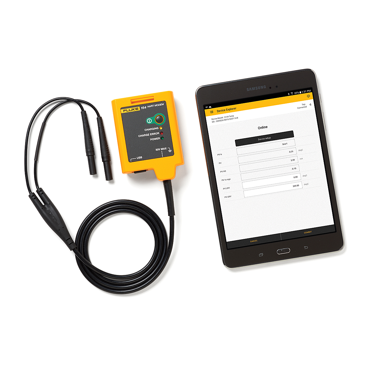 Fluke 154 - HART asistent
