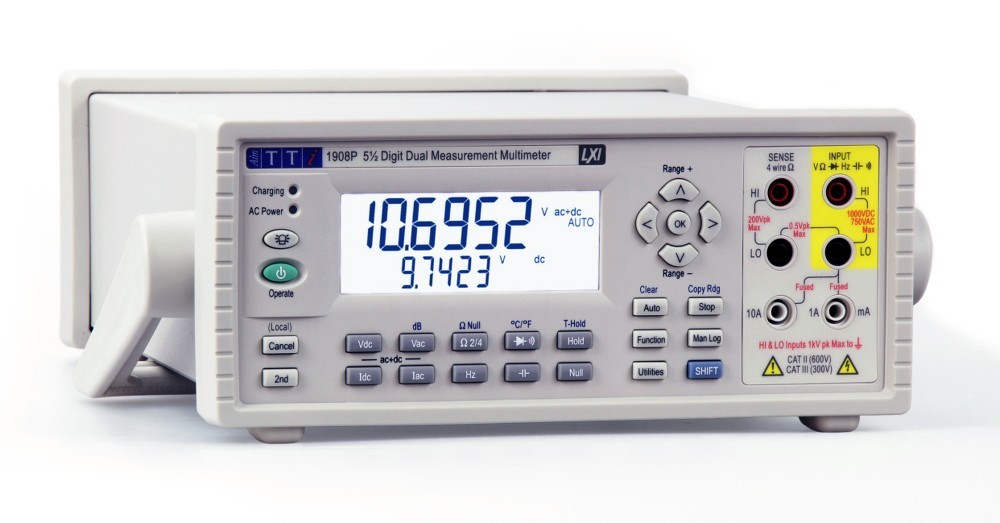 TTi 1908 - 5½ miestny duálny multimeter s USB
