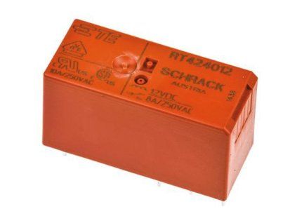 Relátko SCHRACK RT 424012 12V DC//8A