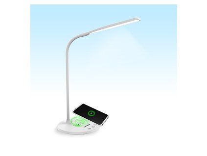 Bezdrôtová nabíjačka s LED lampou
