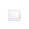 Vypínač č.5 LYRA SL05/0-B, biely