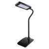 LED stolná lampa Eddy, čierna