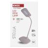 LED stolná lampa STELLA, ružová