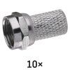 Konektor F vidlica pre koax CB50, CB100
