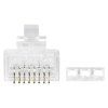 Konektor RJ45 pre UTP kábel (drôt), priehľadný