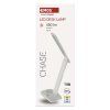 LED stolná lampa CHASE, biela