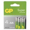 Alkalická batéria GP Super LR6 (AA), 4 ks