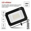 LED reflektor SIMPO 20 W neutrálna biela