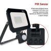 LED REFLEKTOR SIMPO 30W 3000LM IP44 NW PIR