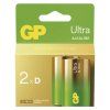 Alkalická batéria GP Ultra LR20 (D), 2 ks