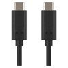 Nabíjací a dátový kábel USB-C 3.1 / USB-C 3.1, 1 m, čierny